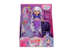 Baby Born Glam Up Mermaid Doll Aura